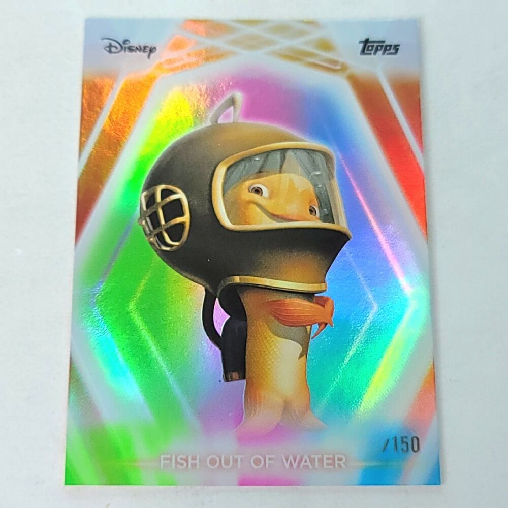 Fish Out Of Water Topps 2026 Disney Neon Holo Parallel Limited ???/150